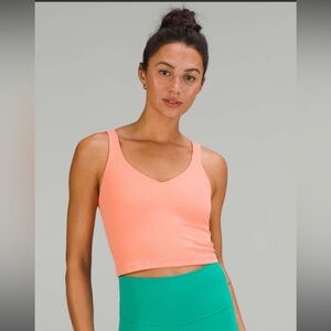 Lululemon Ribbed Align Tank Sunny Coral